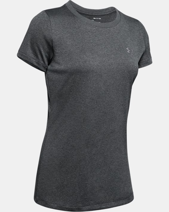 Damen UA Tech™ T-Shirt, Gray, pdpMainDesktop image number 4